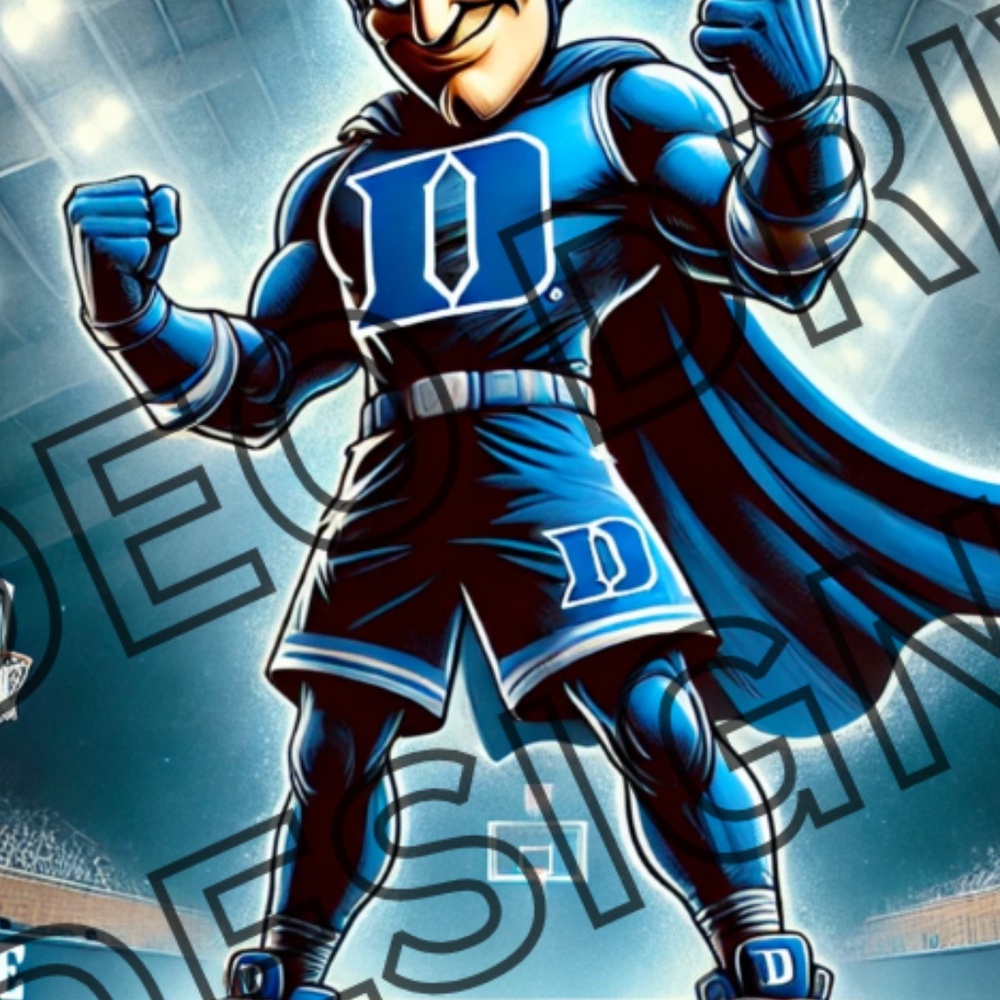 DUKE BLUE DEVILS 11X17 POSTER NCAA MARCH MADNESS POSTER-RODEO DRIVE DESIGNS - Picture 2 of 2